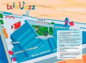 Mapa de actividades para la 5 edición del Txikijazz