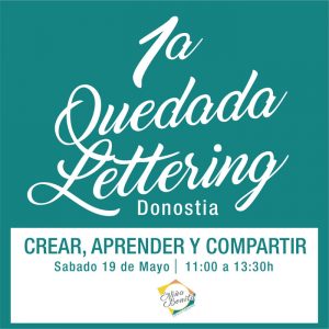 Primera quedada de lettering en Donostia