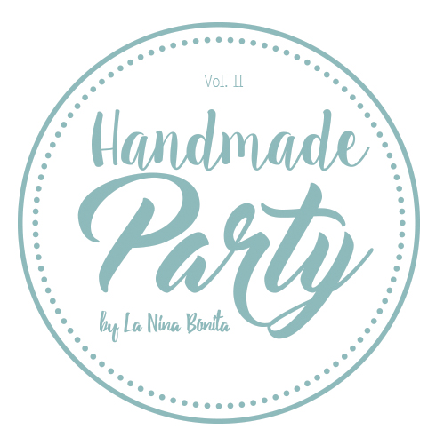 Logotipo Handmade Party by La Niña Bonita